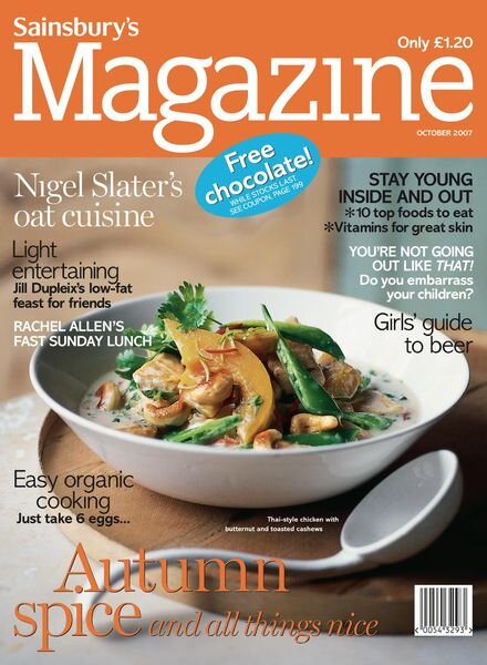 Sainsbury’s Magazine – October 2007 Cover