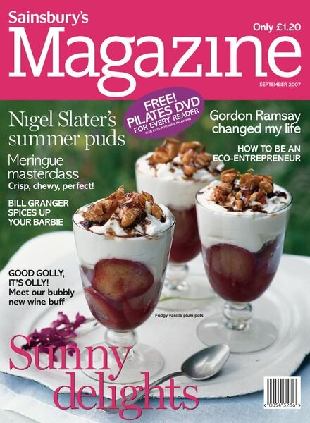 Sainsbury’s Magazine – September 2007 Cover