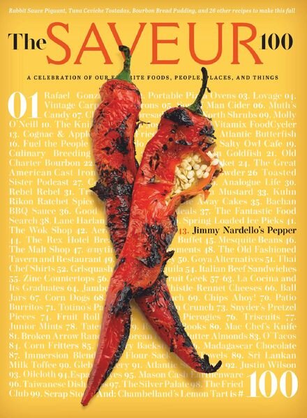 Saveur – September 2020 Cover