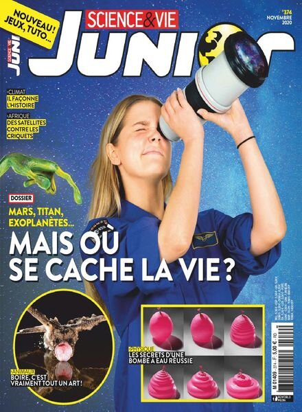 Science & Vie Junior – novembre 2020 Cover
