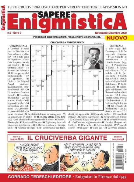 Settimana Sudoku Speciale – Novembre-Dicembre 2020 Cover