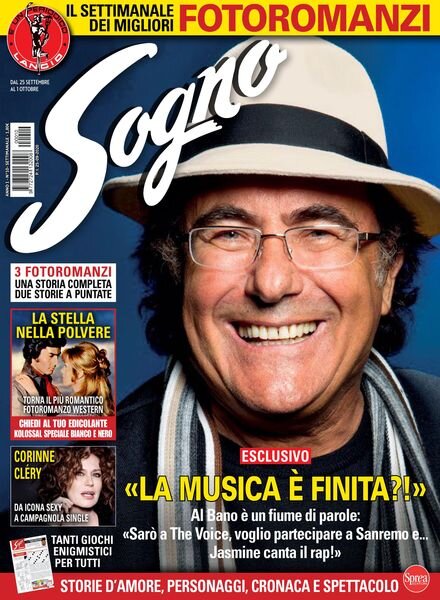 Sogno – 25 Settembre 2020 Cover