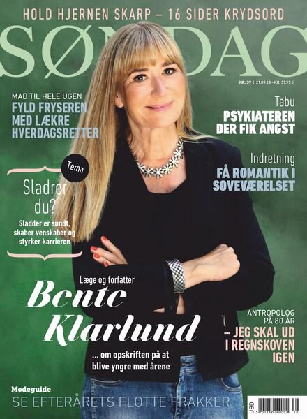 Sondag – 21 september 2020 Cover