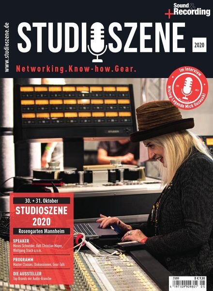 Sound & Recording – September 2020 Cover