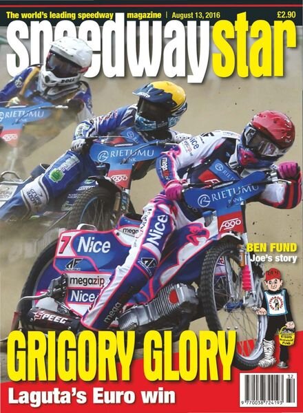 Speedway Star – August 13, 2016 Cover