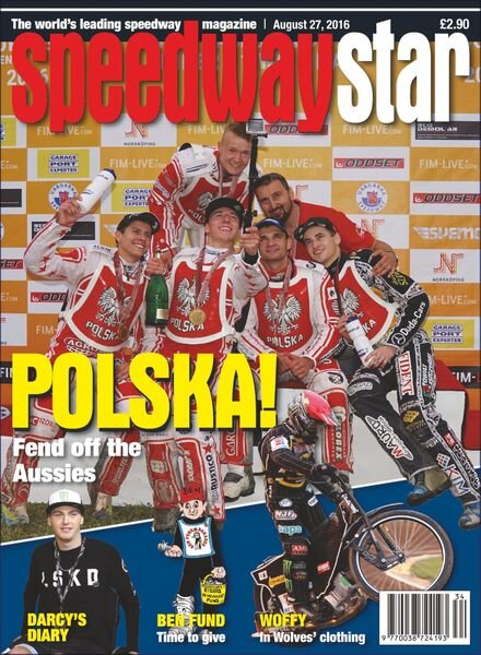 Speedway Star – August 27, 2016 Cover
