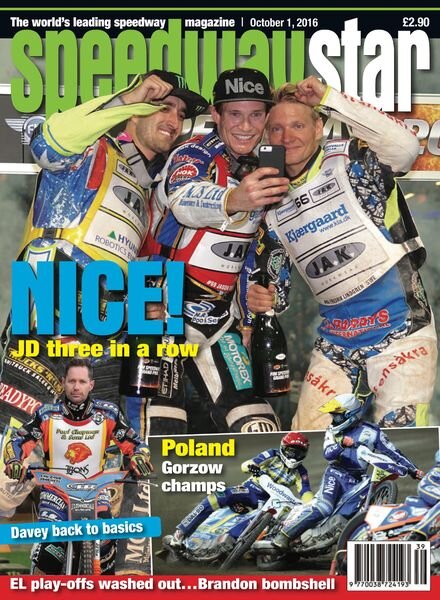 Speedway Star – October 1, 2016 Cover