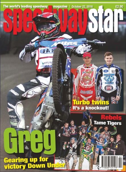 Speedway Star – October 22, 2016 Cover