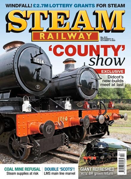 Steam Railway – Issue 510 – September 18, 2020 Cover