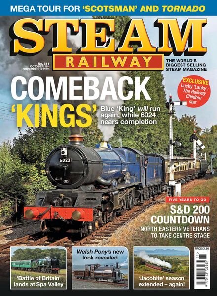 Steam Railway – Issue 511 – October 16, 2020 Cover