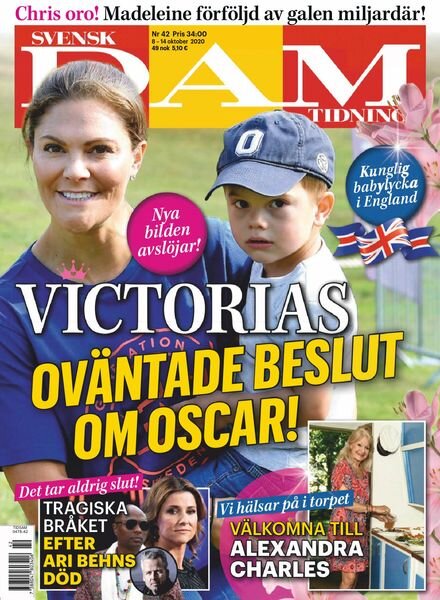 Svensk Damtidning – 08 oktober 2020 Cover