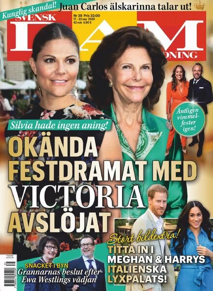 Svensk Damtidning – 17 september 2020 Cover