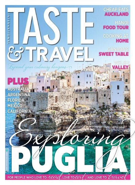 Taste and Travel International – October 2020 Cover
