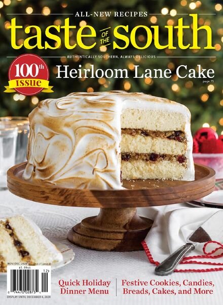 Taste of the South – November 2020 Cover