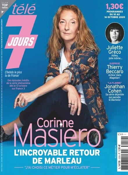 Tele 7 Jours – 10 octobre 2020 Cover
