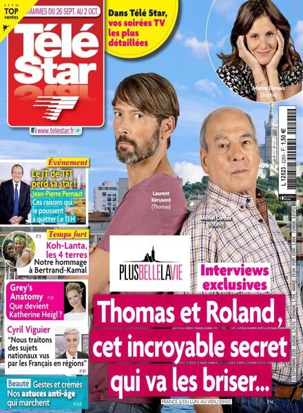 Tele Star – 21 Septembre 2020 Cover