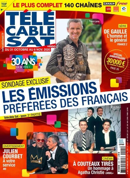 Telecable Sat Hebdo – 26 Octobre 2020 Cover