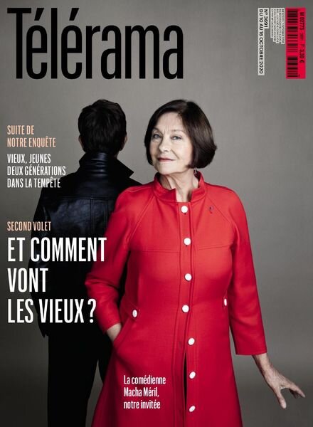 Telerama Magazine – 10 Octobre 2020 Cover