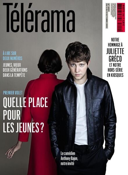 Telerama Magazine – 3 Octobre 2020 Cover