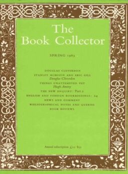 The Book Collector – Spring 1983