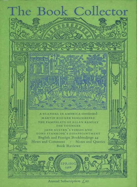 The Book Collector – Spring 1988 Cover