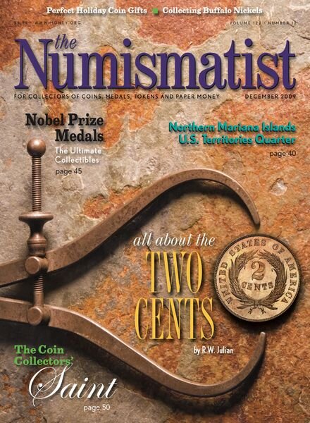 The Numismatist – December 2009 Cover
