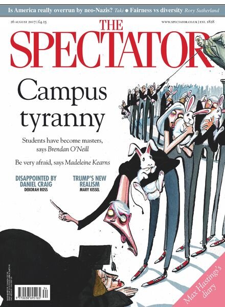 The Spectator – 26.08.2017 Cover