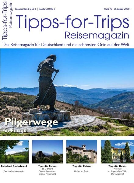 Tipps for Trips – Oktober 2020 Cover