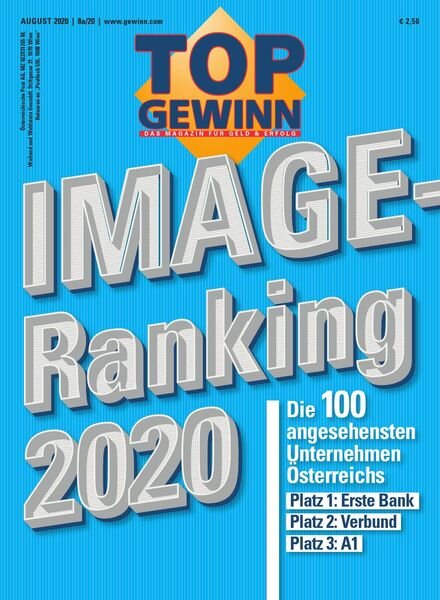 Top Gewinn – August 2020 Cover