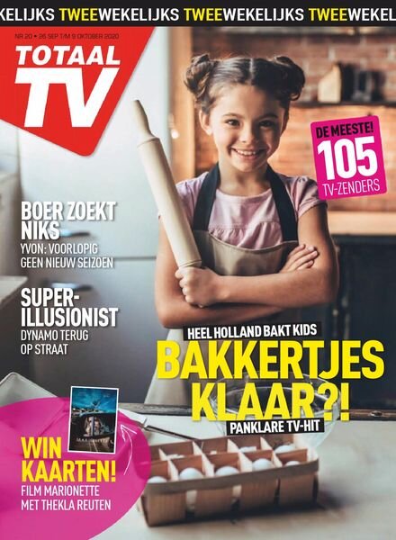 Totaal TV – 26 September 2020 Cover