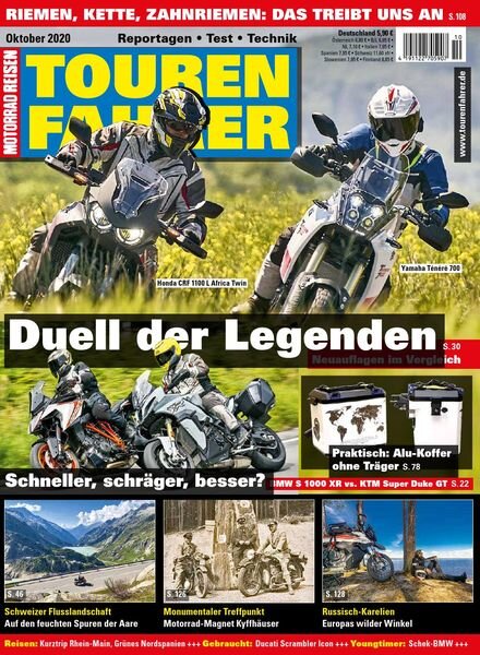Tourenfahrer – Oktober 2020 Cover