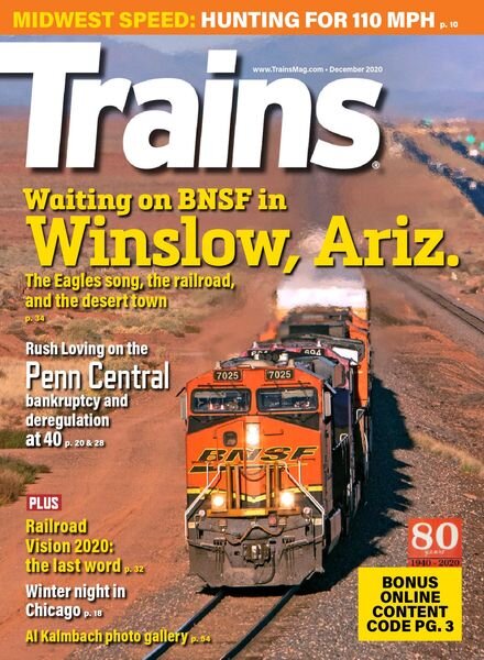 Trains – December 2020 Cover