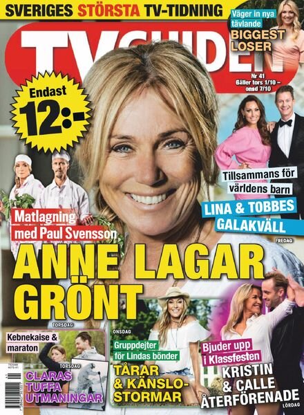 TV-guiden – 01 October 2020 Cover