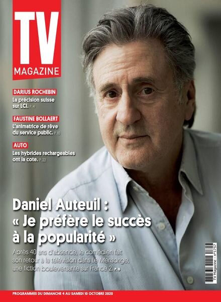 TV Magazine – 4 Octobre 2020 Cover
