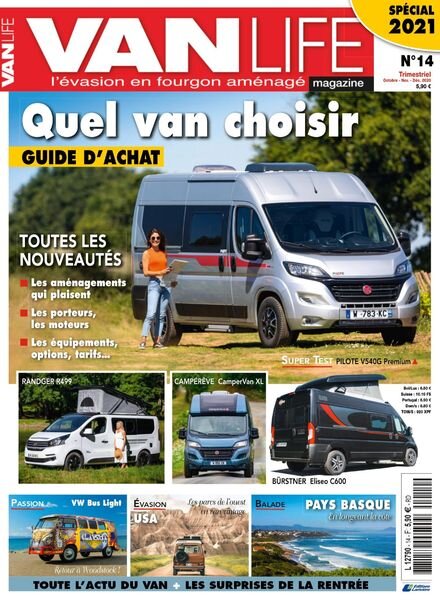 VanLife – Octobre-Decembre 2020 Cover