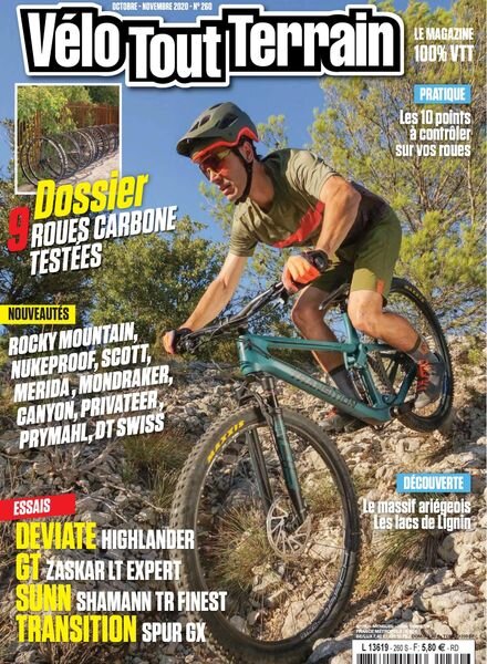 Velo Tout Terrain – Octobre-Novembre 2020 Cover