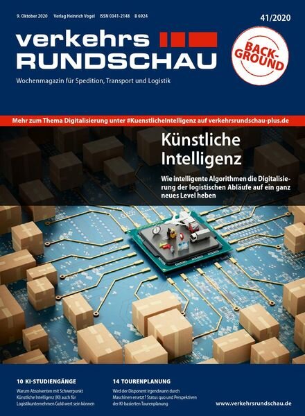VerkehrsRundschau – 05 Oktober 2020 Cover