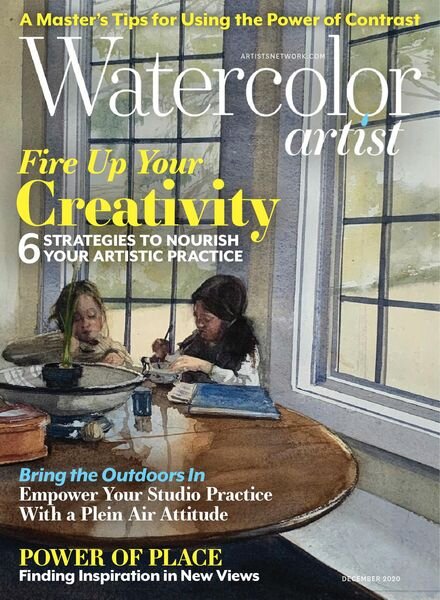 Watercolor Artist – December 2020 Cover