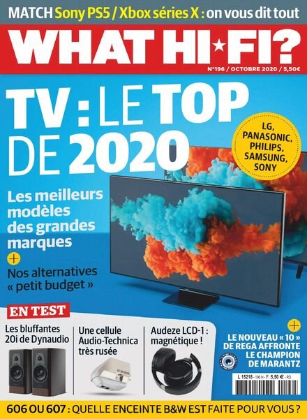 What Hifi France – octobre 2020 Cover