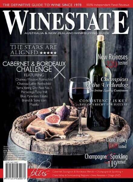 Winestate Magazine – October 2020 Cover