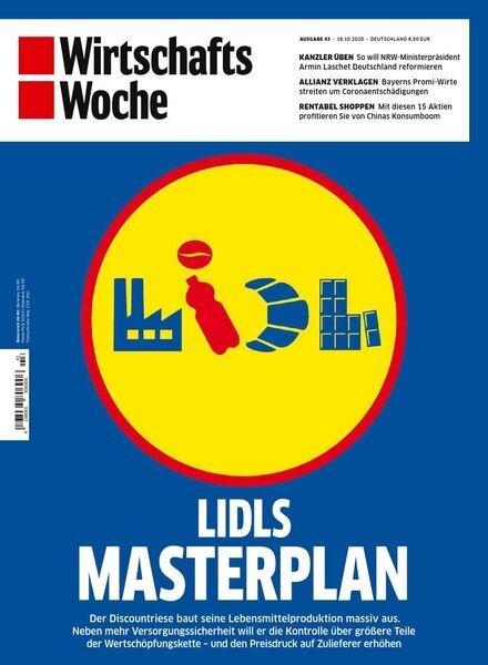 Wirtschaftswoche – 16 Oktober 2020 Cover