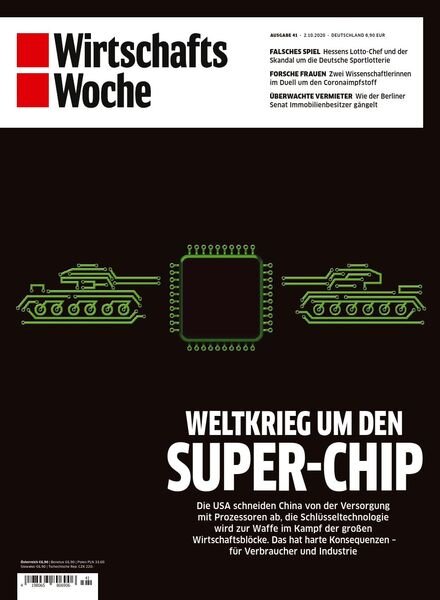 Wirtschaftswoche – 2 Oktober 2020 Cover