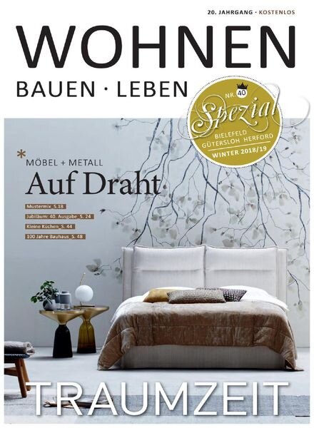 Wohnen Bauen Leben – Winter 2018-2019 Cover