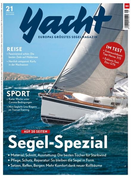 Yacht Germany – 30 September 2020 Cover