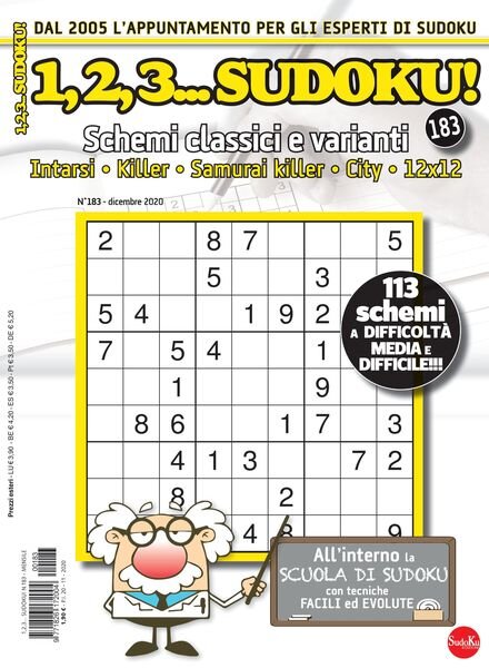 123 Sudoku – dicembre 2020 Cover