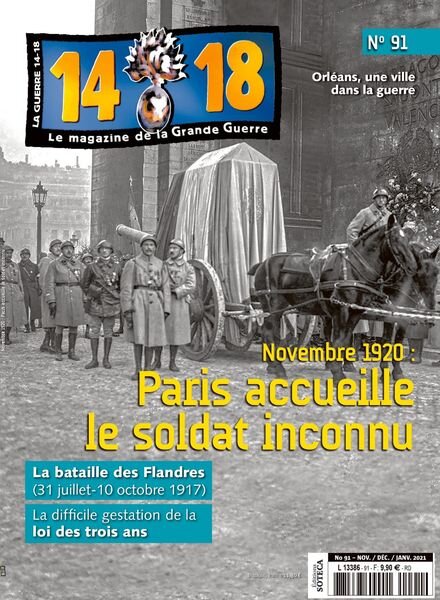 14-18 La Grande Guerre – Novembre 2020 – Janvier 2021 Cover