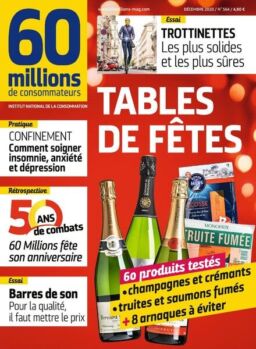 60 Millions de Consommateurs – Decembre 2020