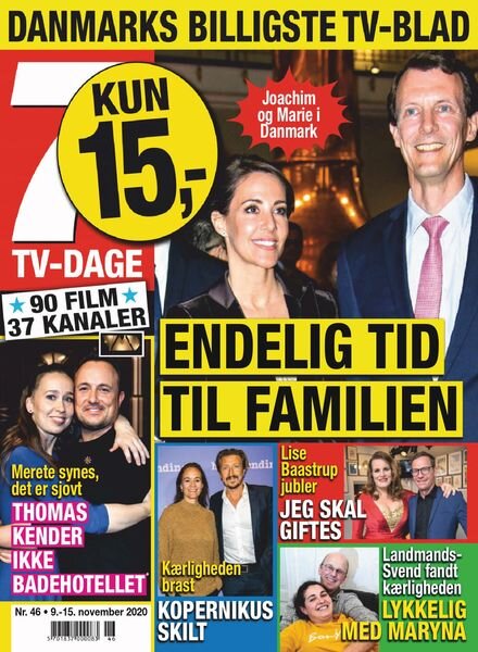 7 TV-Dage – 09 november 2020 Cover
