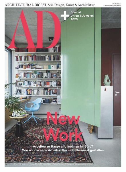 AD Architectural Digest Germany – November 2020 Cover