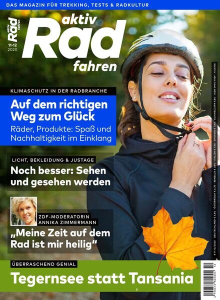Aktiv Radfahren – November-Dezember 2020 Cover